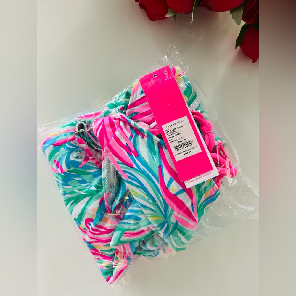 Lilly Pulitzer Isle Lattice One-Piece Swimsuit - Picture 13 of 16